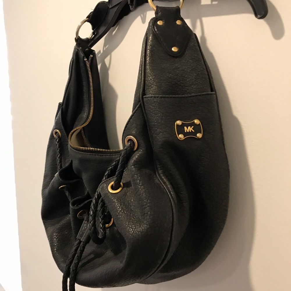 Michael Kors tumbled leather hobo
